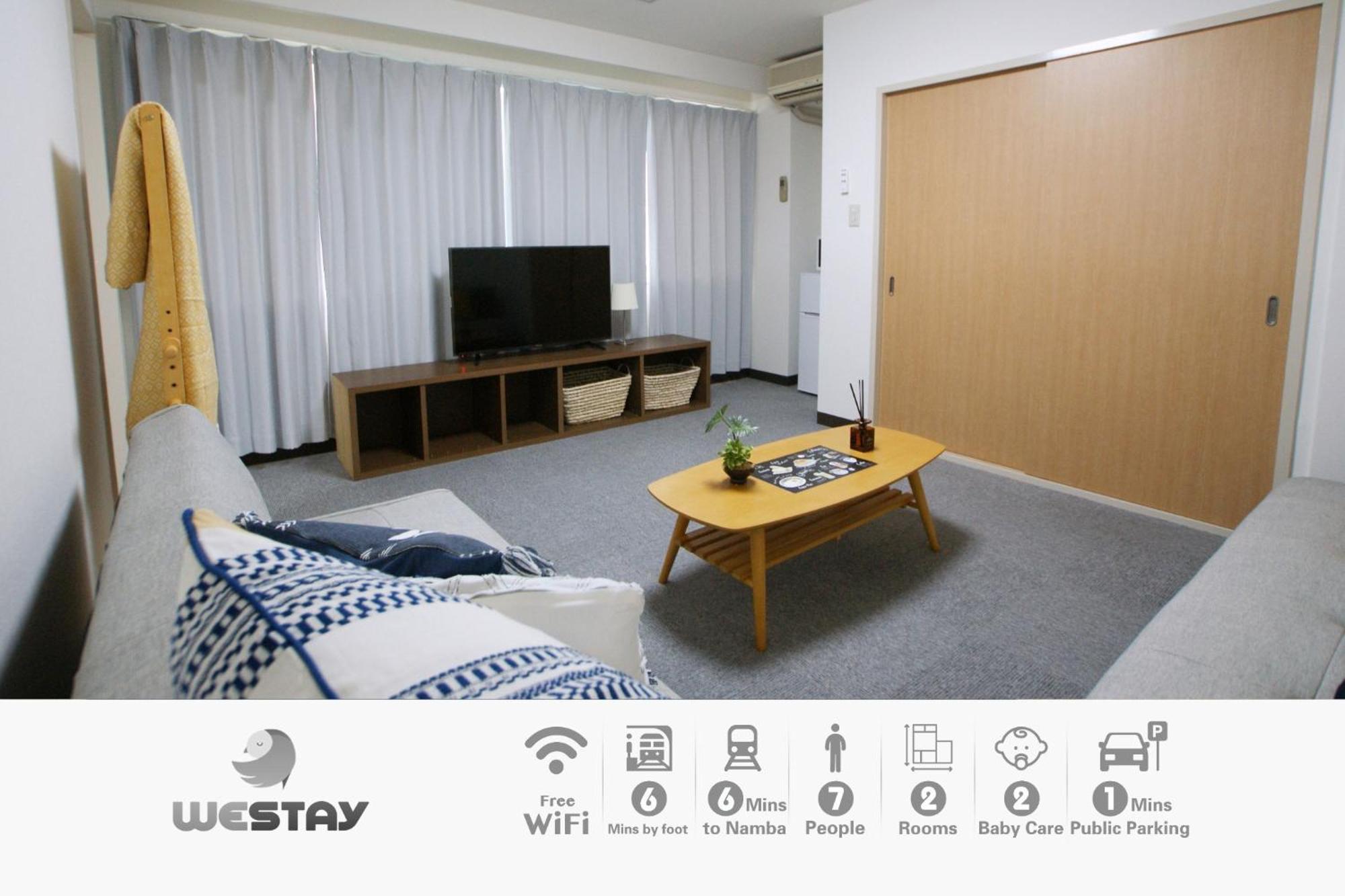 Osaka - Apartment / Vacation Stay 77621 Kültér fotó