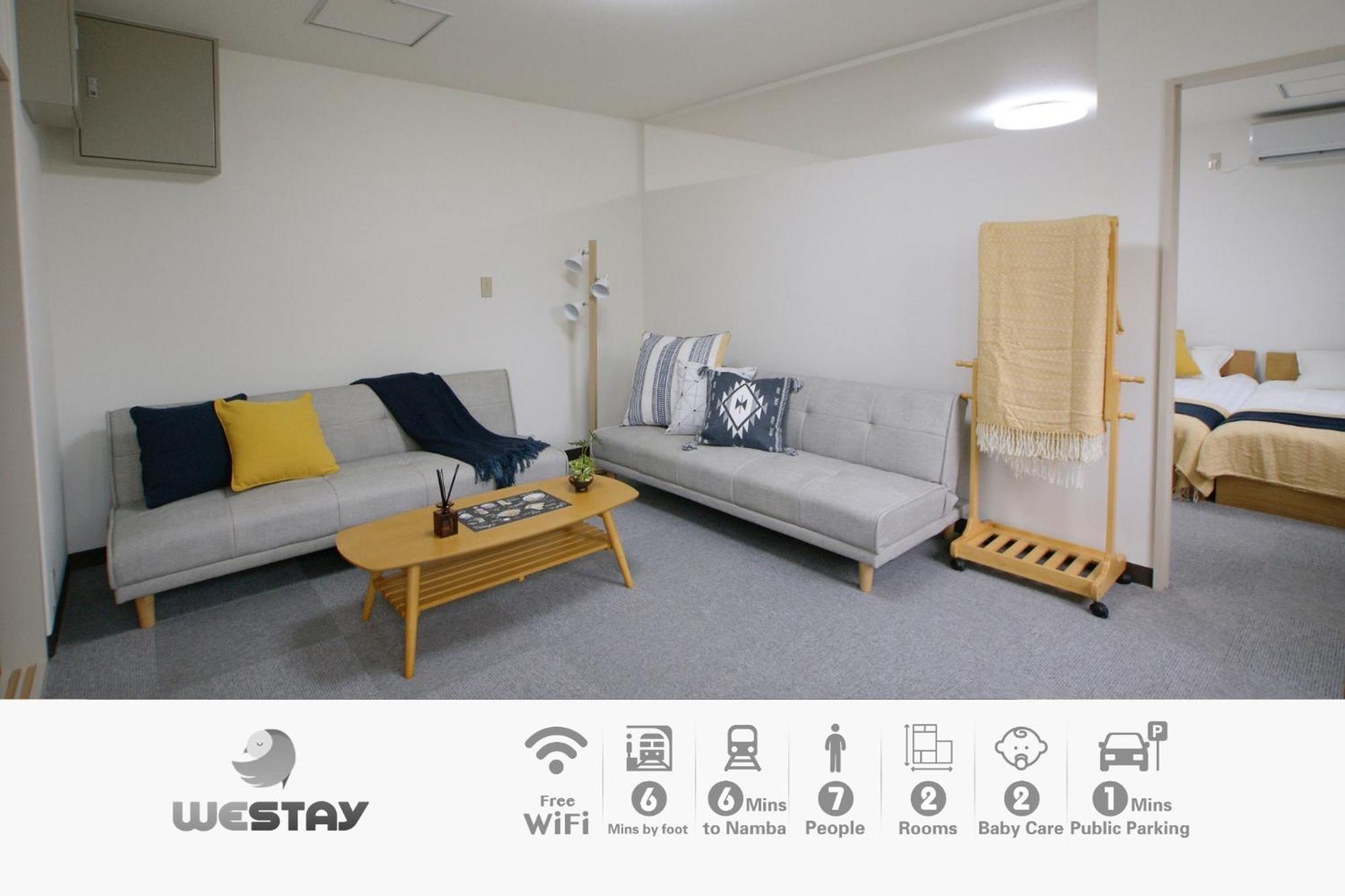 Osaka - Apartment / Vacation Stay 77621 Kültér fotó